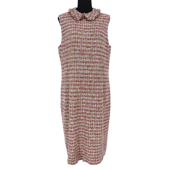 St. John Dresses & Skirts - St. John Couture Collared Boucle Tweed Dress 16